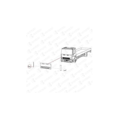 Covind 060/162 Air Deflector, Driver Cab