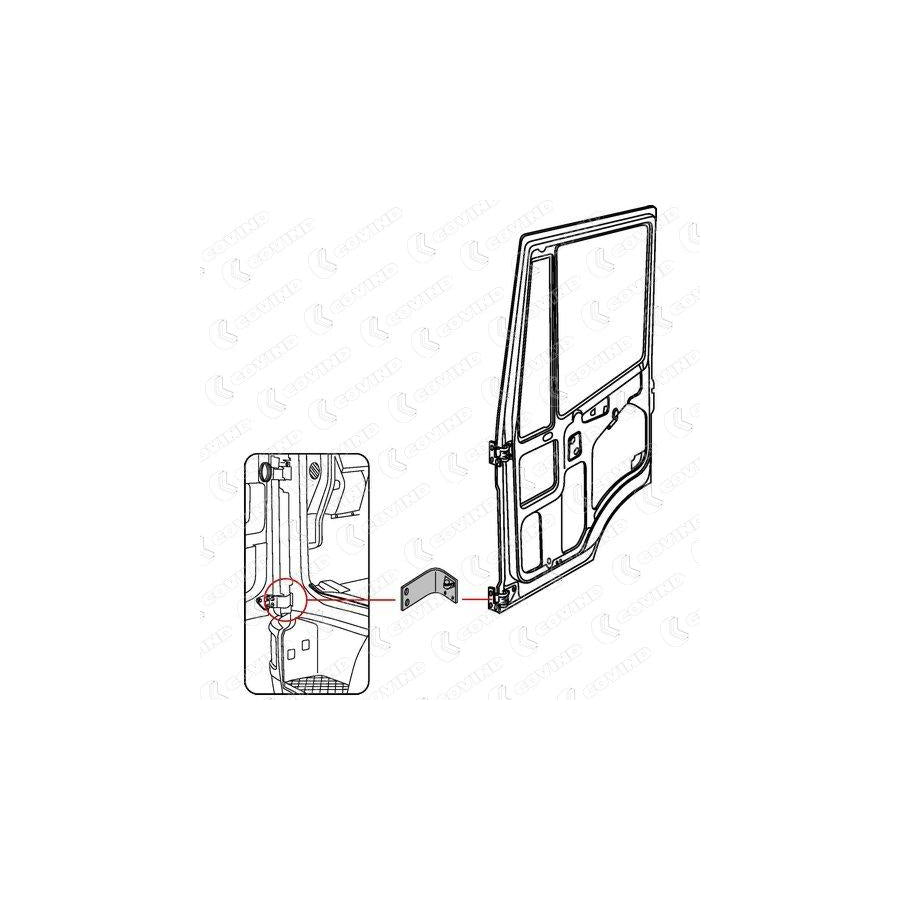 Covind 060/ 6 Door Hinge