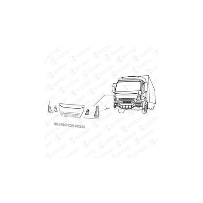 Covind 075/165 Air Deflector, Driver Cab