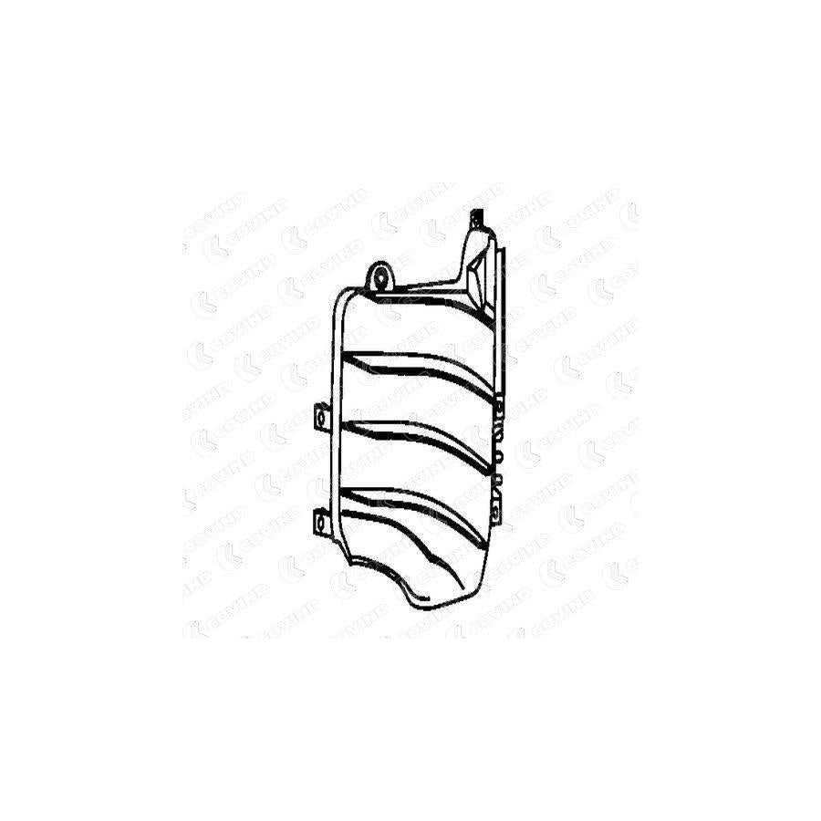 Covind 094/165 Air Deflector, Driver Cab