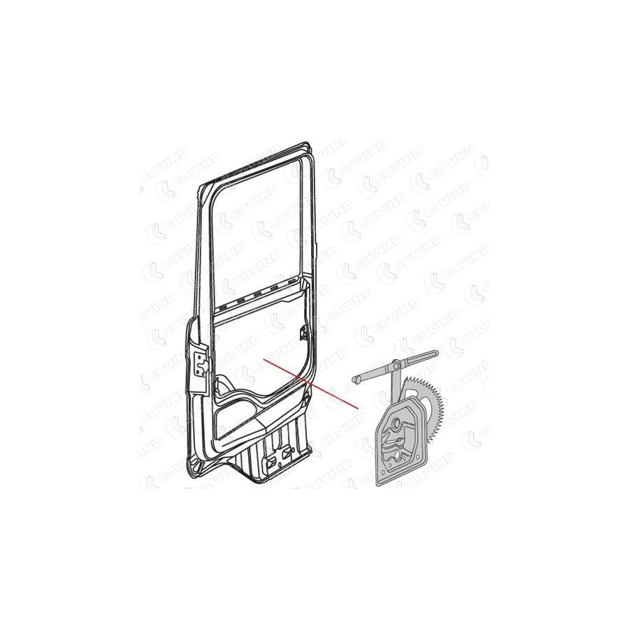 Covind 144/174 Window Regulator