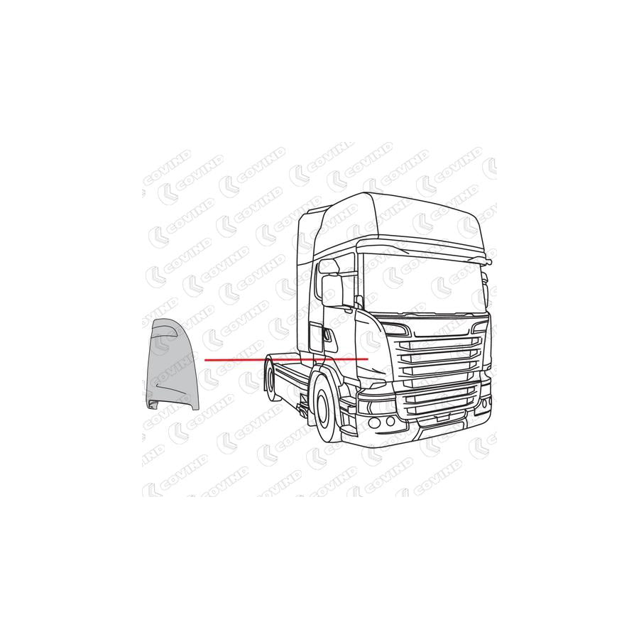 Covind 146/161 Wind Deflector