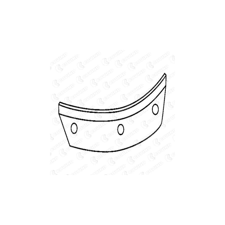 Covind 240/162 Air Deflector, Driver Cab