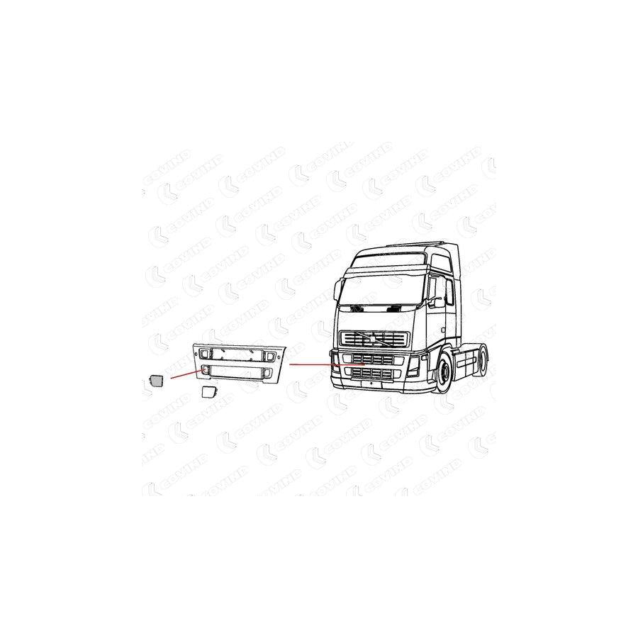 Covind 2Fh/156 Cover, Radiator Grille
