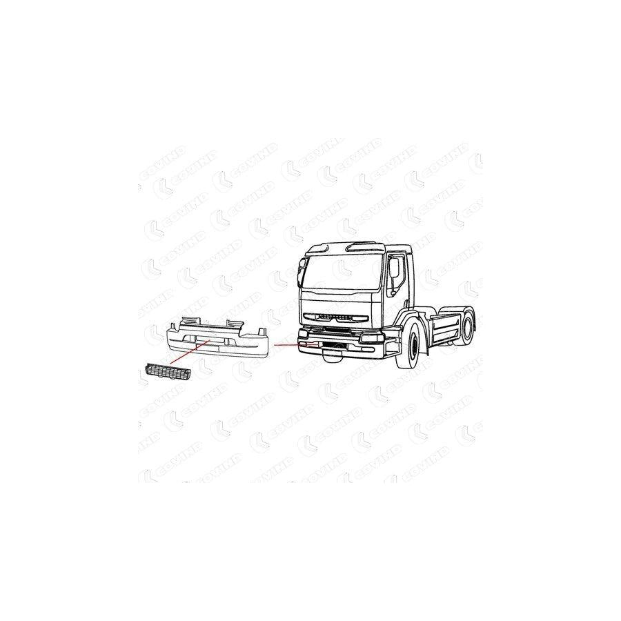 Covind 385/107 Radiator Grille