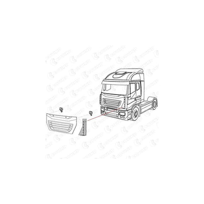 Covind 540/161 Air Deflector, Driver Cab