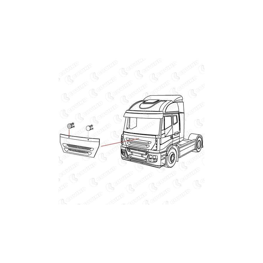 Covind 550/ 86 Cover, Bumper