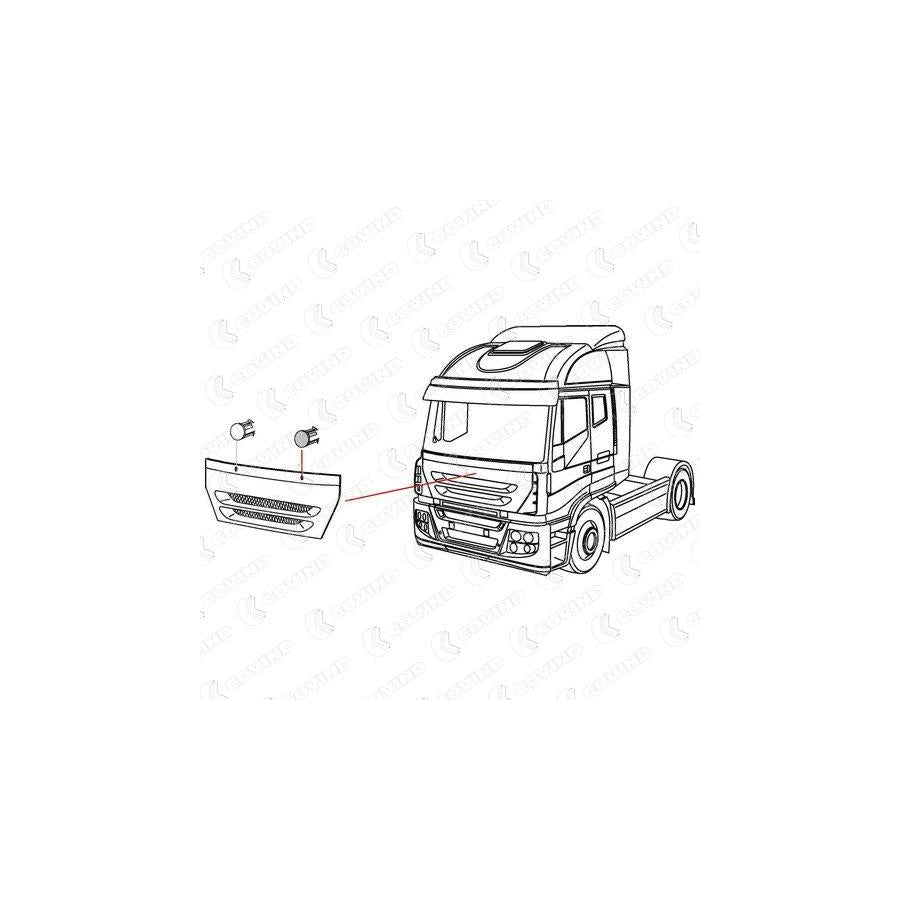 Covind 550/ 87 Cover, Bumper