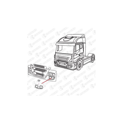 Covind 580/ 83 Bumper Cover, Towing Device