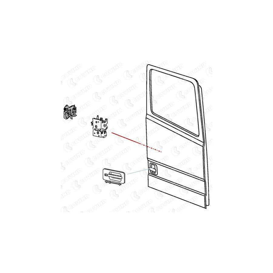 Covind 941/178 Door Lock