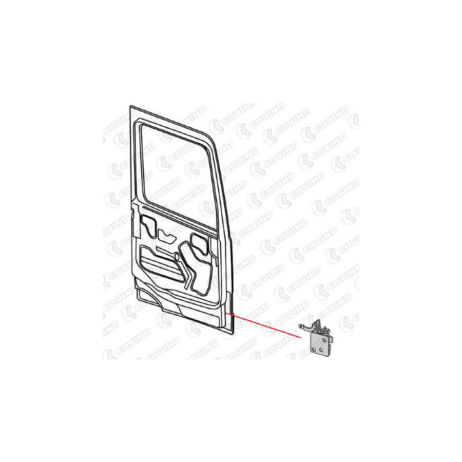Covind 943/ 16 Door Hinge
