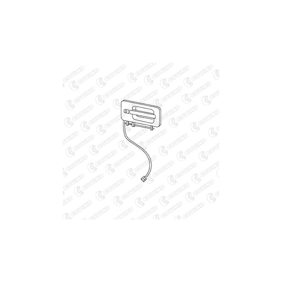 Covind 943/192 Door Handle