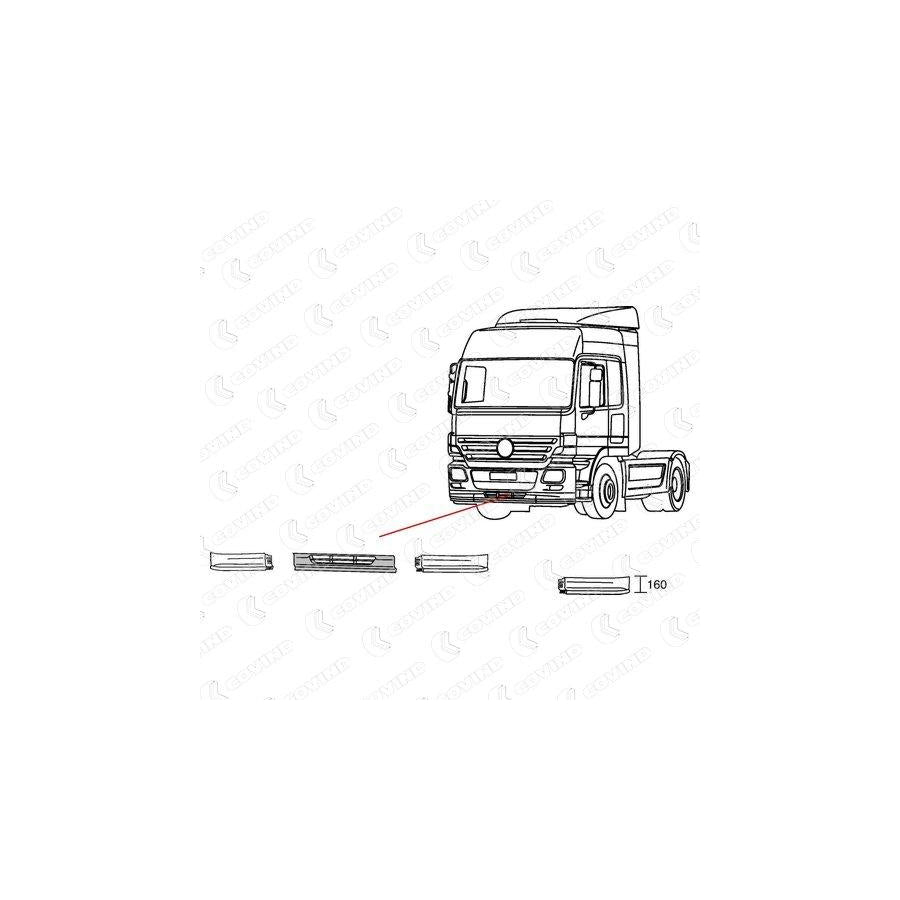 Covind 943/ 80 Front Splitter