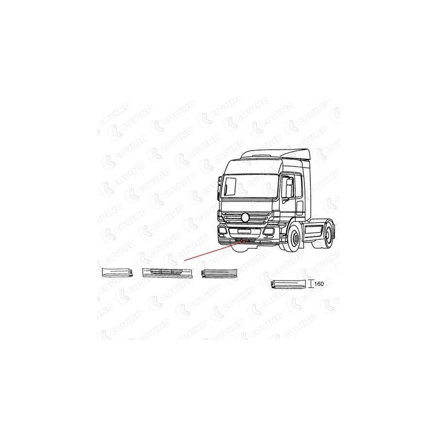 Covind 943/ 85 Front Splitter