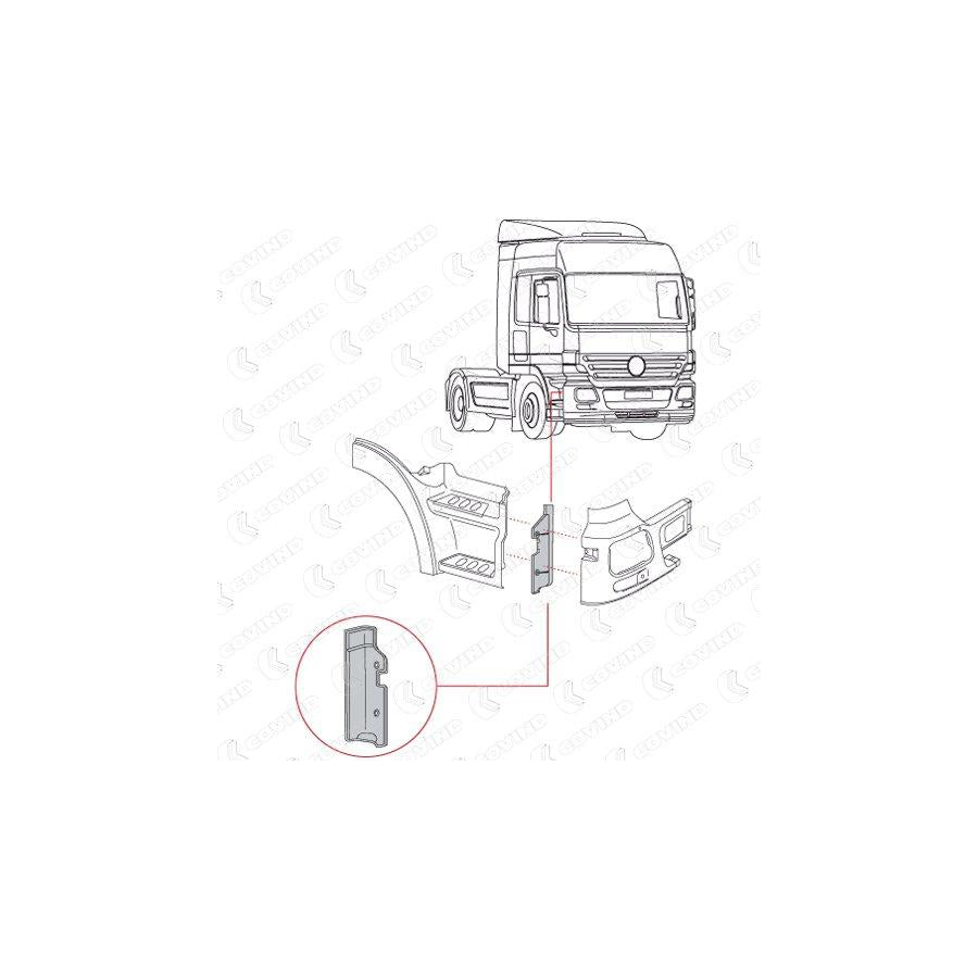 Covind 943/ 96 Cover, Footboard