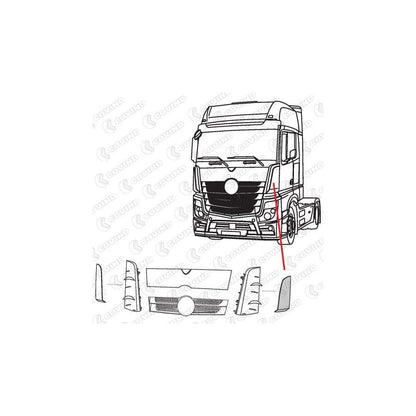 Covind 960/163 Air Deflector, Driver Cab