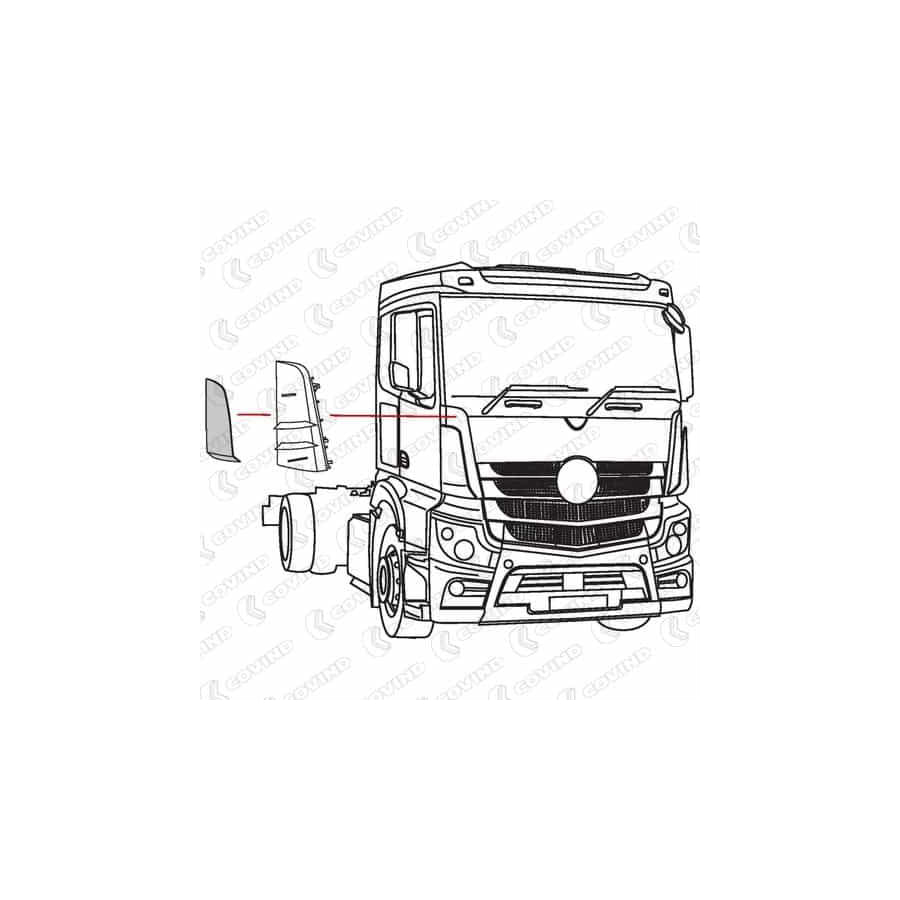 Covind 960/164 Wind Deflector