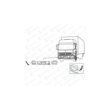 Covind 973/ 88 Mounting Bracket, Bumper