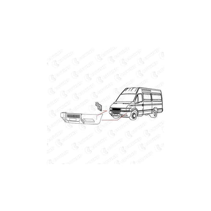 Covind C39/101 Bumper Bracket for Iveco Daily