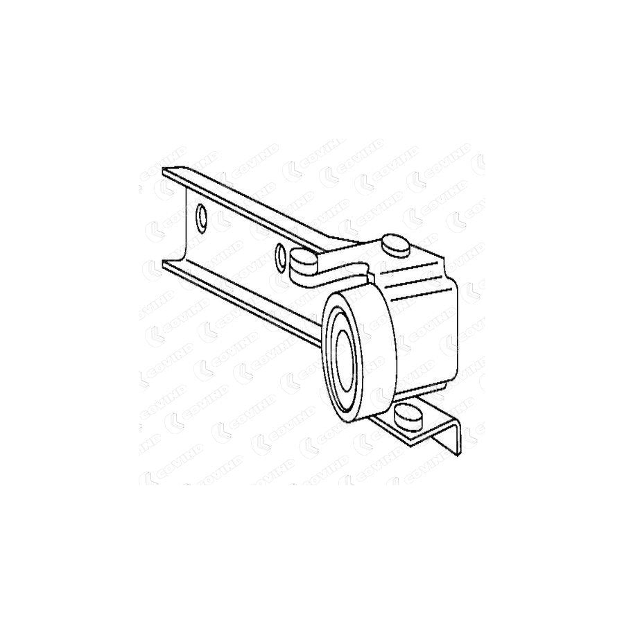 Covind C39/151 Roller Guide, Sliding Door