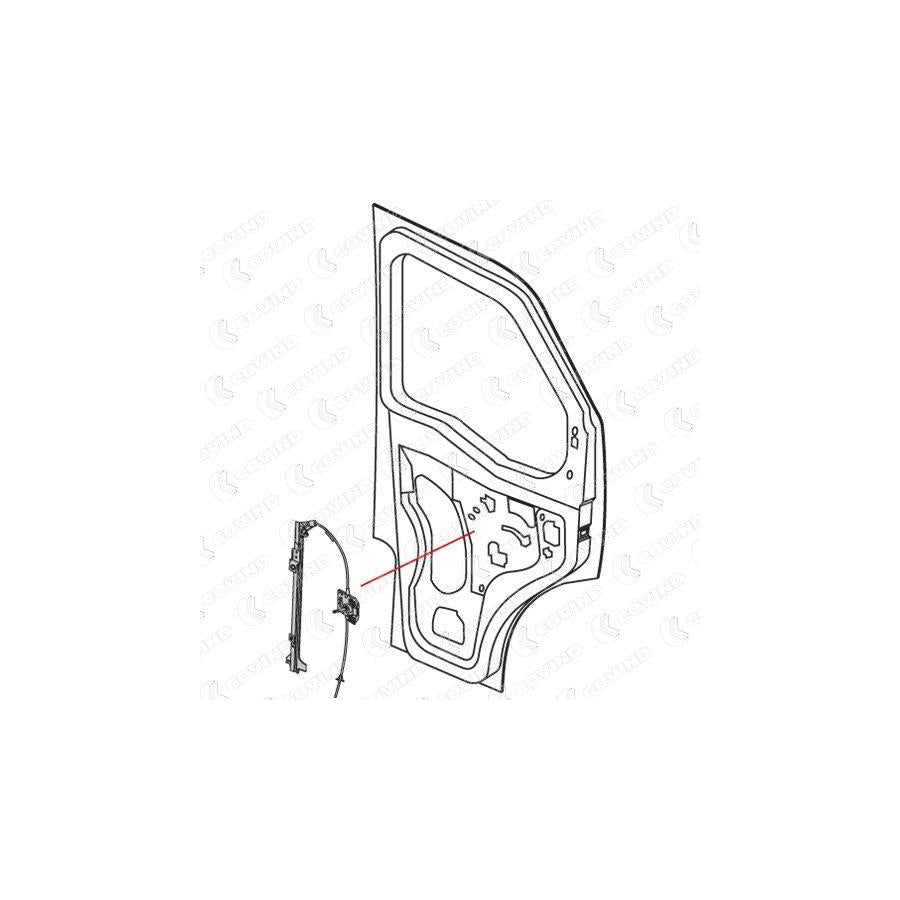 Covind C39/165 Window Regulator