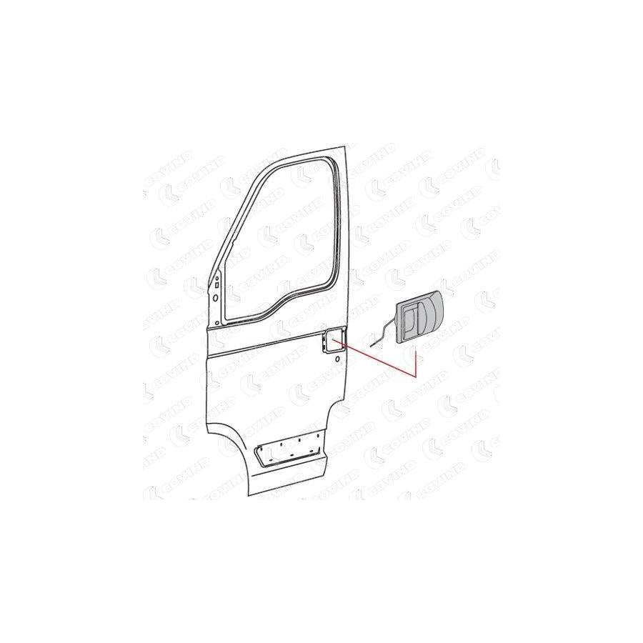 Covind C39/195 Door Handle