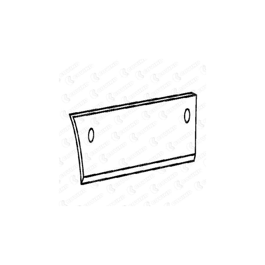 Covind C39/207 Panelling, Mudguard