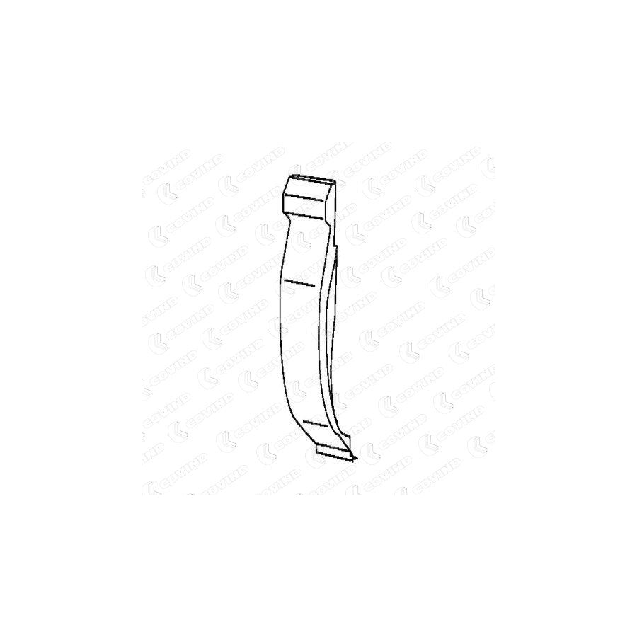 Covind C39/232 Panelling, Mudguard