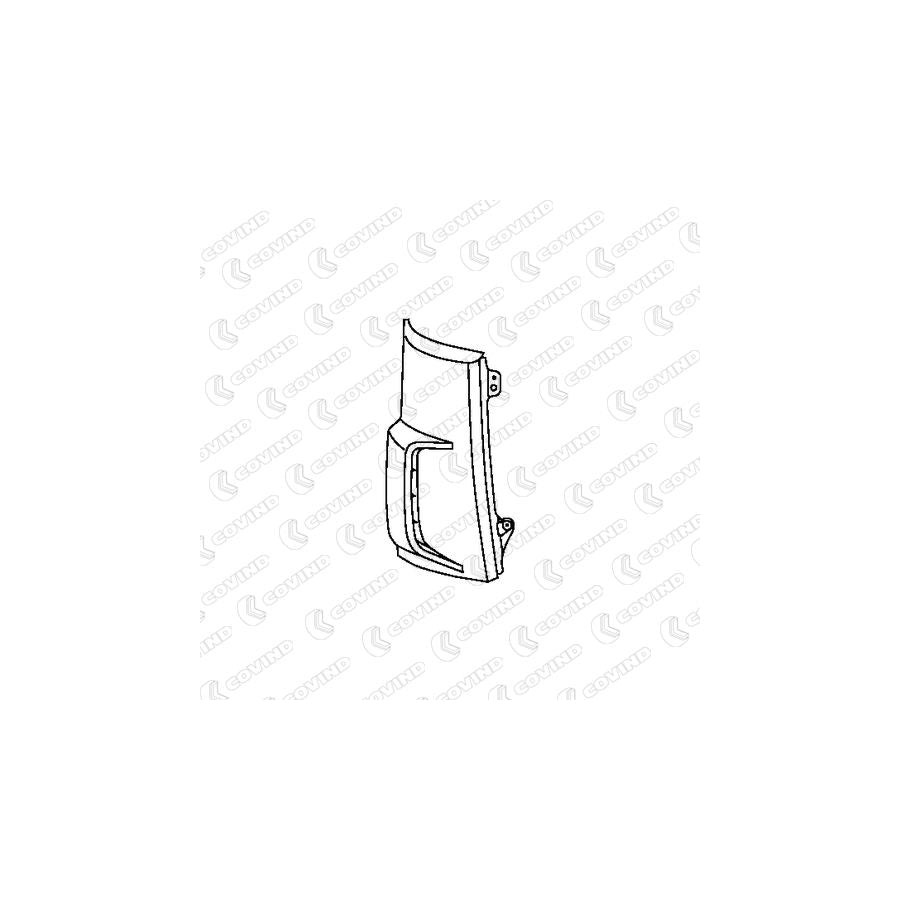 Covind Cf6/600 Air Deflector, Driver Cab
