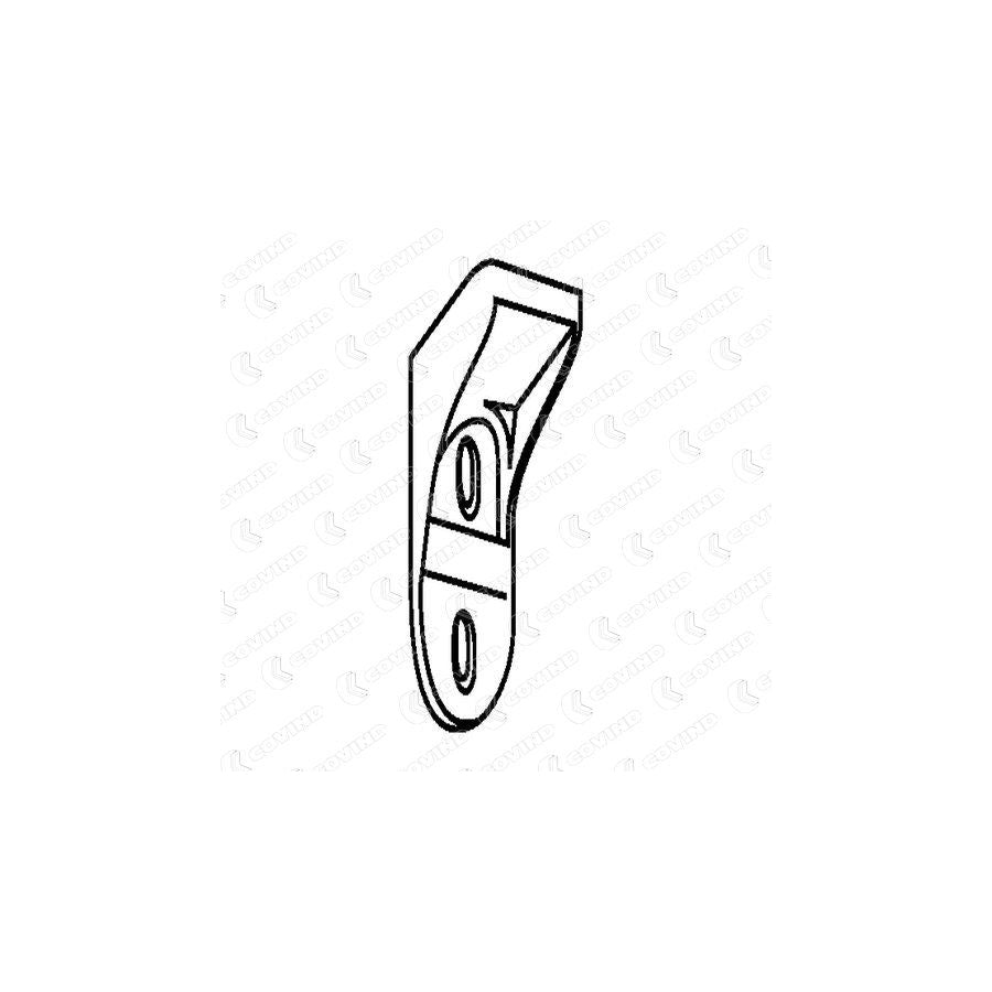 Covind D06/163 Rubber Buffer, Driver Cab