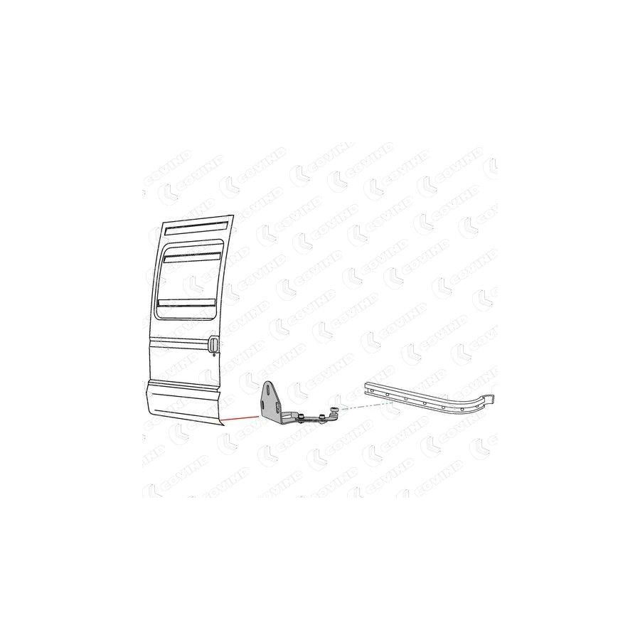 Covind D06/170 Roller Guide, Sliding Door for Iveco Daily