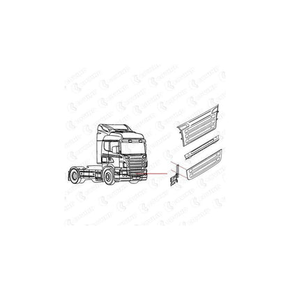 Covind Scr/134 Holder, Radiator Grille