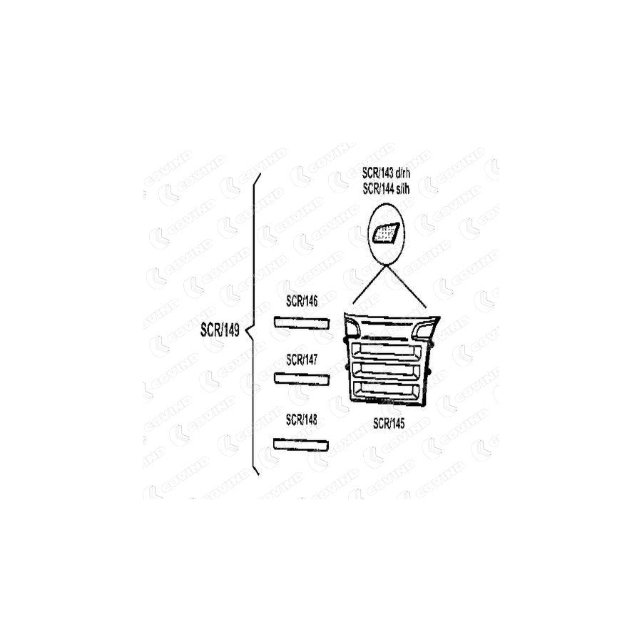 Covind Scr/149 Radiator Grille