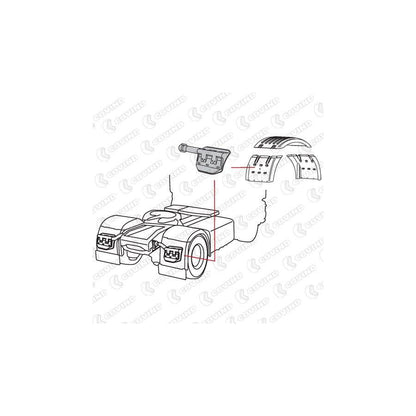 Covind Scr/525 Holder, Mudguard