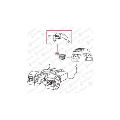 Covind Scr/529 Holder, Mudguard