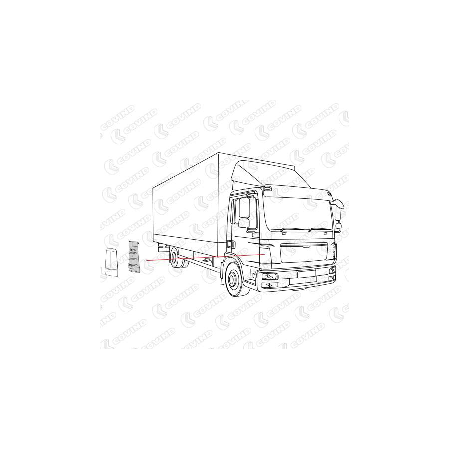 Covind Tgl/160 Wind Deflector