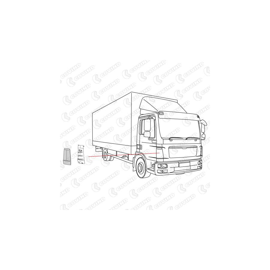 Covind Tgl/164 Wind Deflector