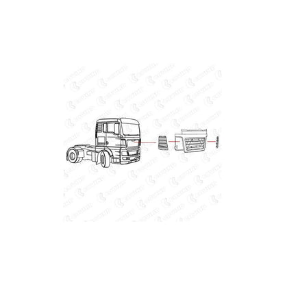 Covind Tgx/160 Air Deflector, Driver Cab