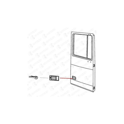Covind Xf0/196 Door-Handle Frame