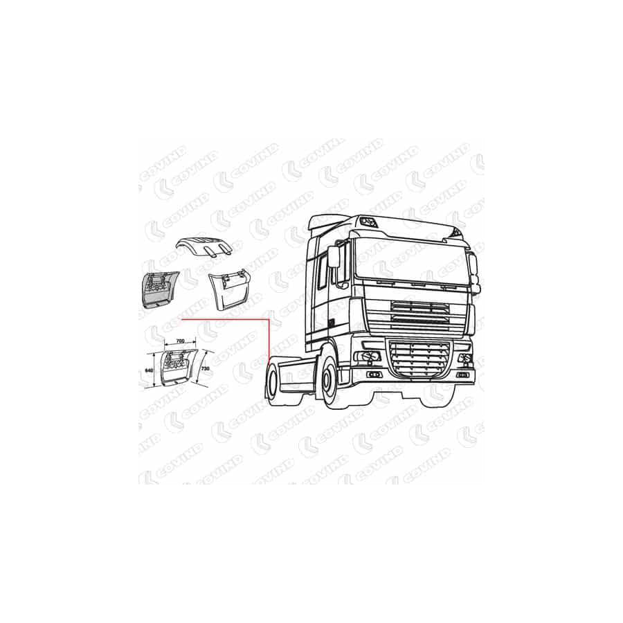 Covind Xf5/532 Wing Fender