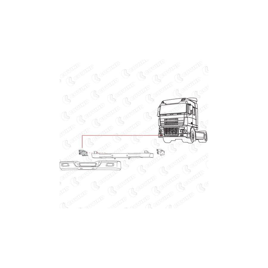 Covind Xf5/ 82 Bumper Bracket