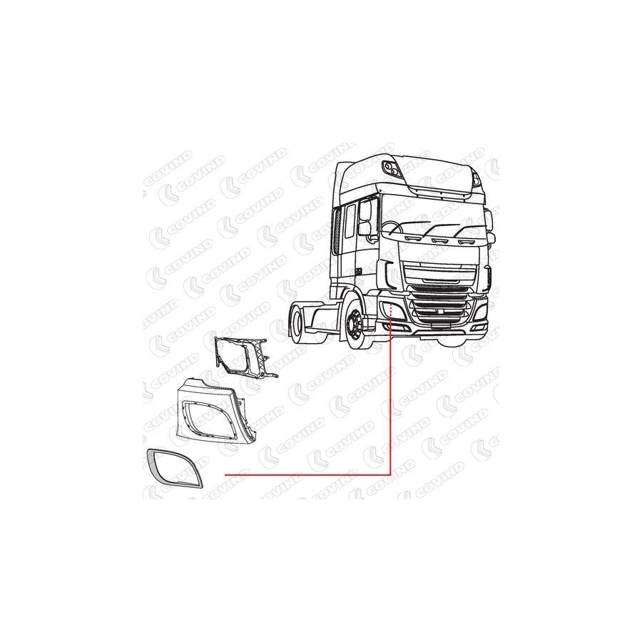 Covind Xf6/ 88 Eyelid, Headlight
