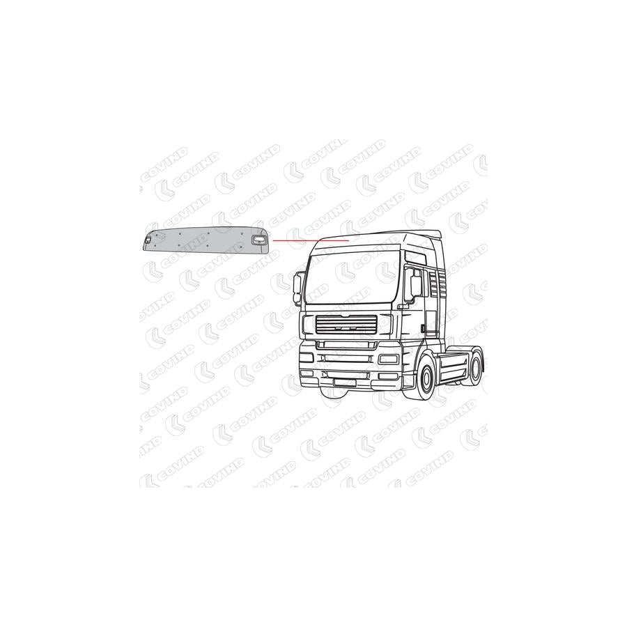 Covind XXL/405 Sun Visor