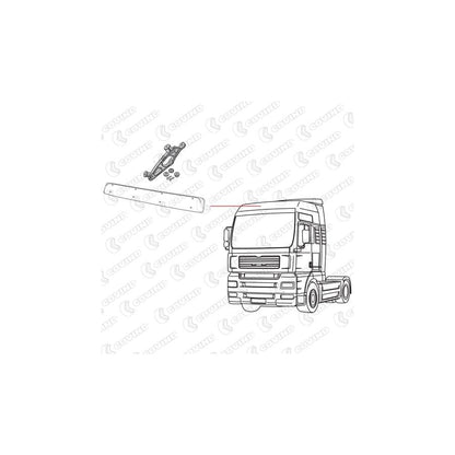 Covind XXL/490 Mounting Kit, Sun Visor