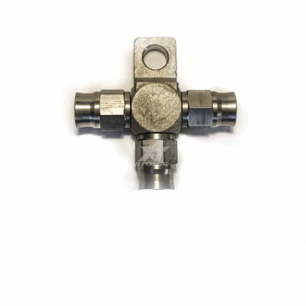 ARD AR5136-03SS TEE ADAPTER - FOR STEEL TUBES - AN3, WITH MOUNT STAINLESS