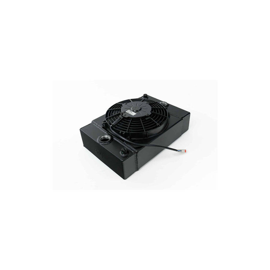 CSF Race Universal Drag Race / Tuck Radiator - Includes 9-inch SPAL Fan Black