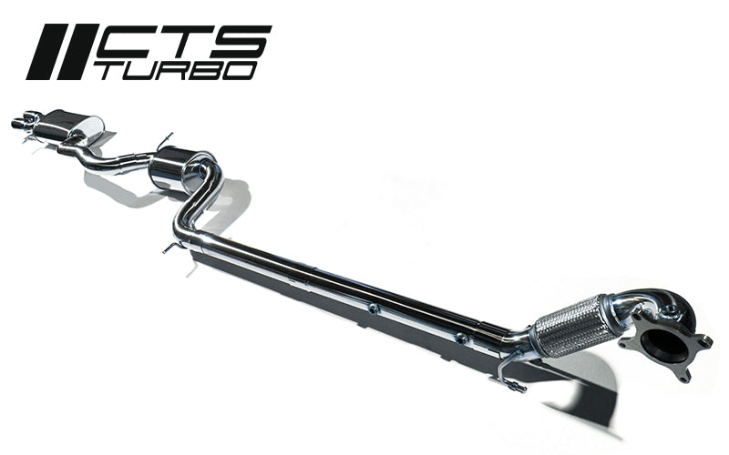 CTS Turbo CTS-EXH-TB-0006-1-CAT Turbo VW MK6 Jetta Gen 1 3 Turbo-back Exhaust High-Flow Cat