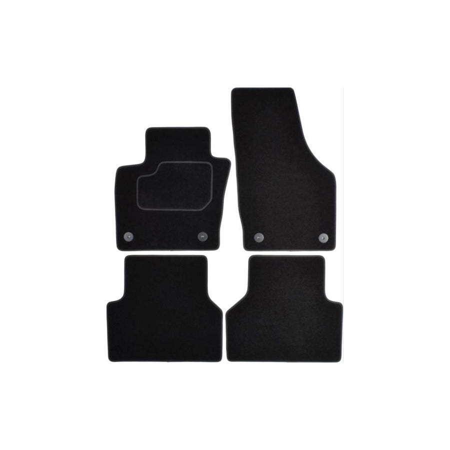Custo Pol Aud225S Floor Mat Set for Audi Q3 (8Ub, 8Ug)
