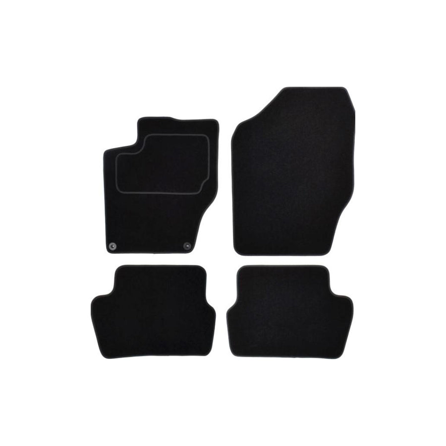 Custo Pol Cit115S Floor Mat Set for Citroen C4 II Box Body / Hatchback (Nc_)