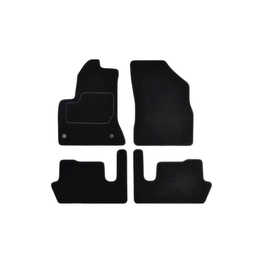 Custo Pol Cit125C Floor Mat Set for Citroen C4 I Picasso (Ud)